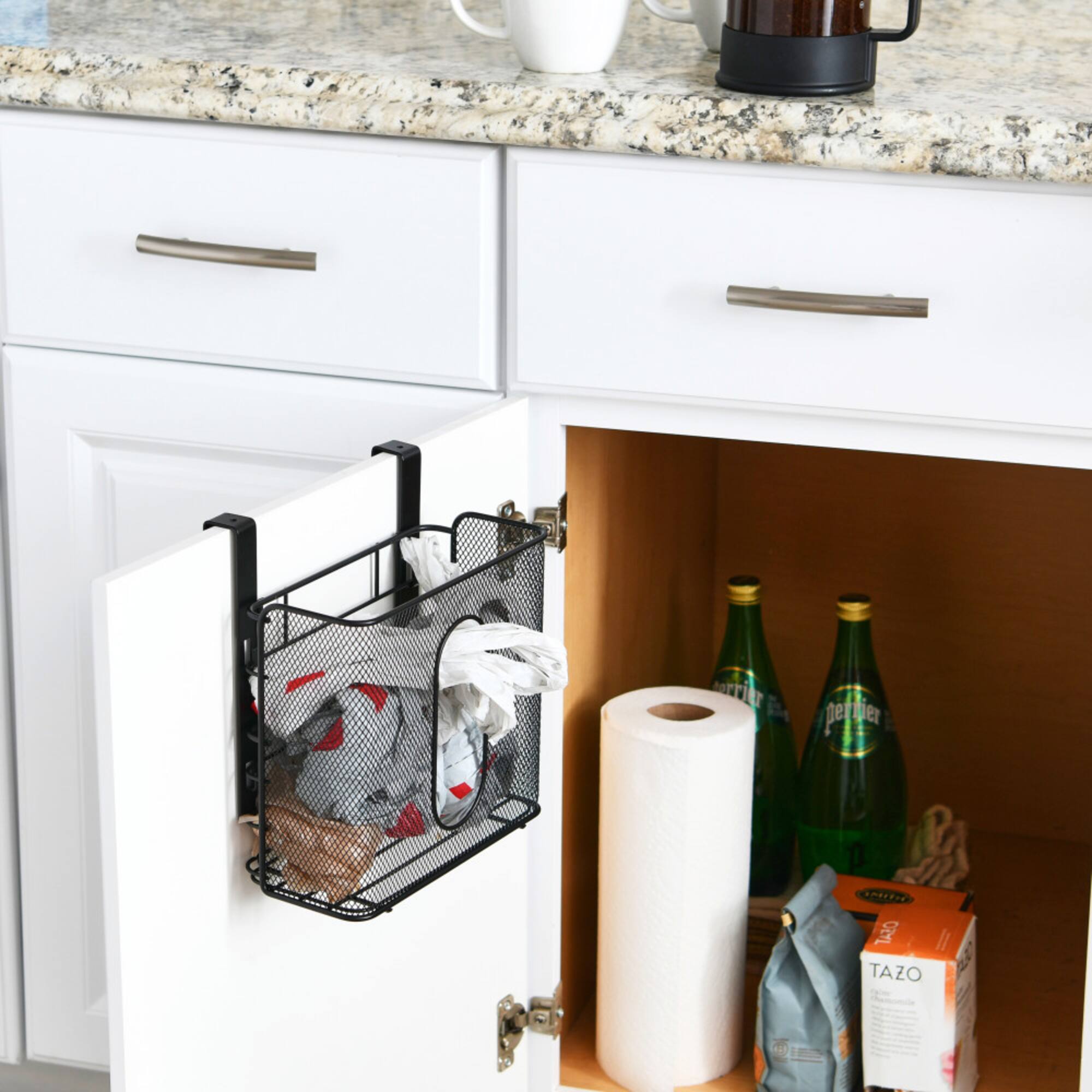 Household Essentials Over the Door Mesh Metal Basket